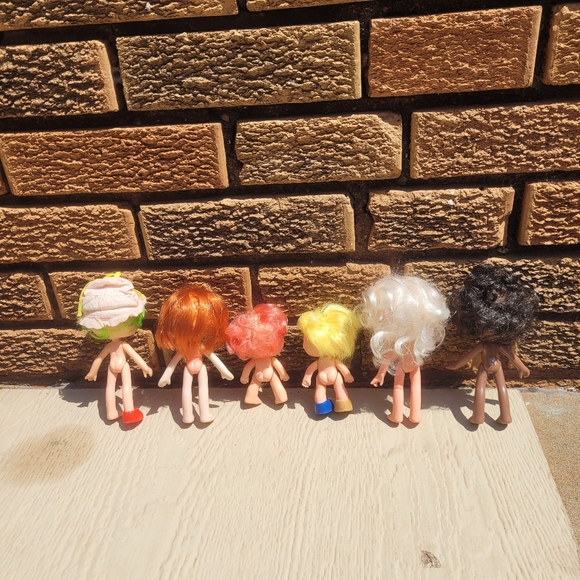 1979 & 1980 6 Doll Lot Strawberry Shortcake Dolls No Clothes American Greetings - Picture 6 of 9